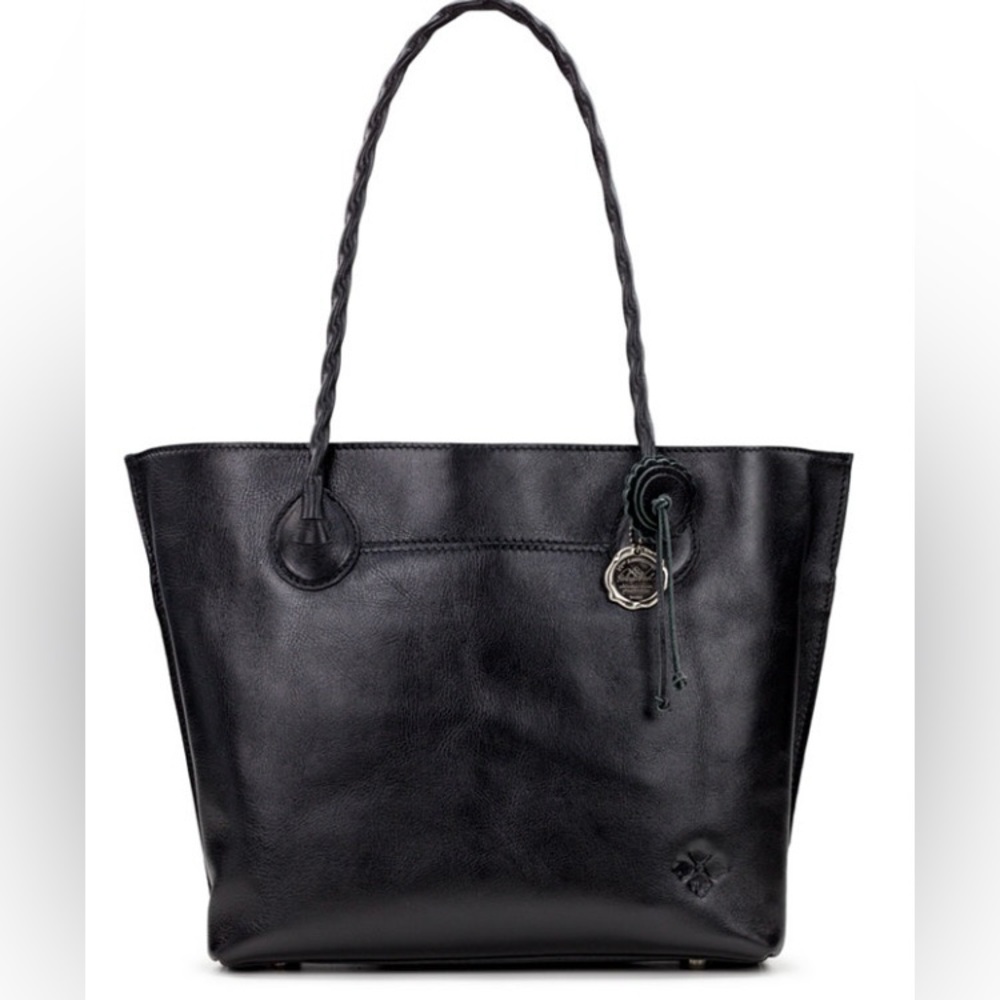 Patricia Nash Eastleigh polished Tote in black